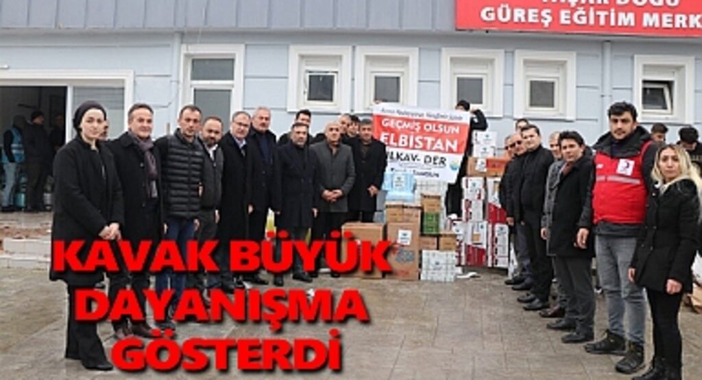 Kavak büyük dayanışma gösterdi