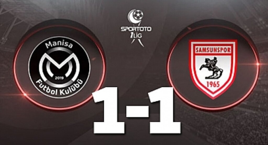 Manisa FK Yılport Samsunspor maç sonucu: 1-1