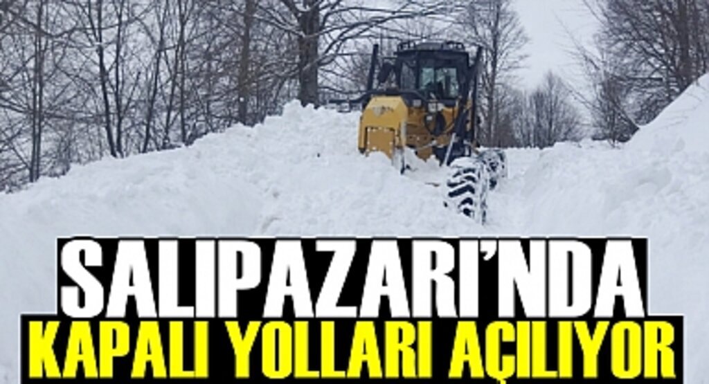 Salıpazarı’nda Kapalı Yollar Açılıyor