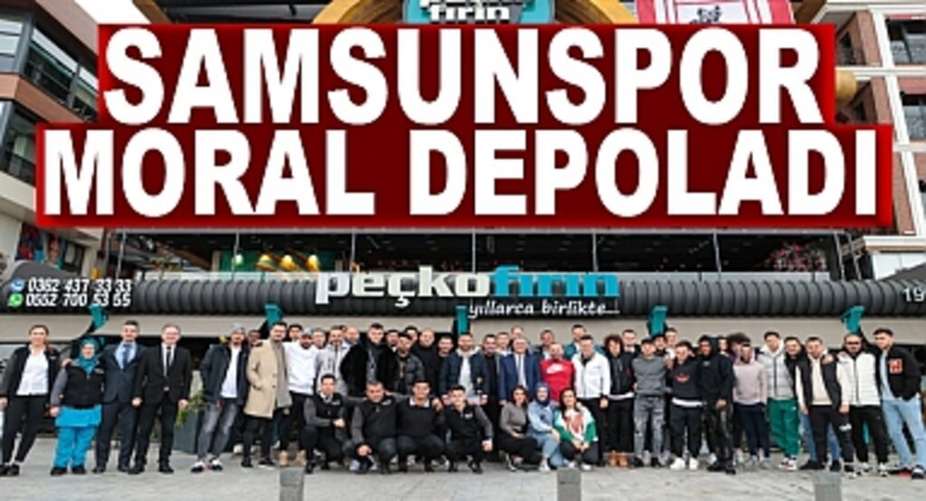 Samsunspor Moral Depoladı