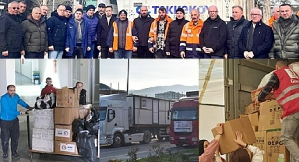 Tekkeköy'den depremzede çocuklara oyuncak