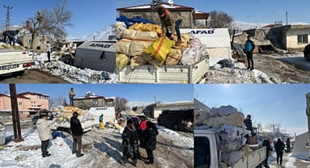 Yardımlar Elbistan’a ulaşmaya devam ediyor