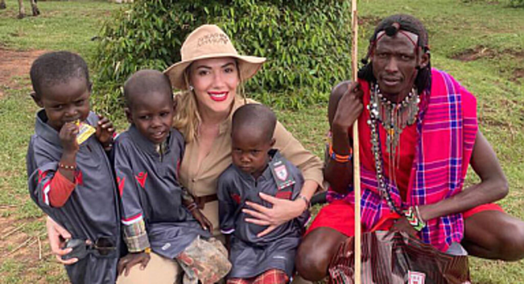 Afrikalı çocuklara Samsunspor forması