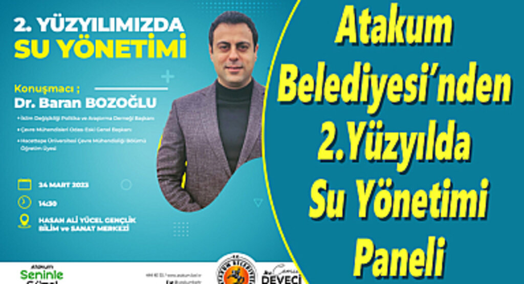 Atakum Belediyesi’nden 2.Yüzyıllda Su Yönetimi paneli