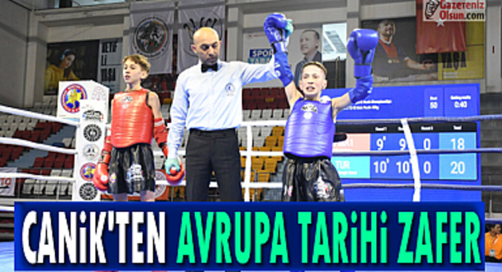 Canik Belediyespor Kulübü milli sporcuları Avrupa şampiyonu oldu