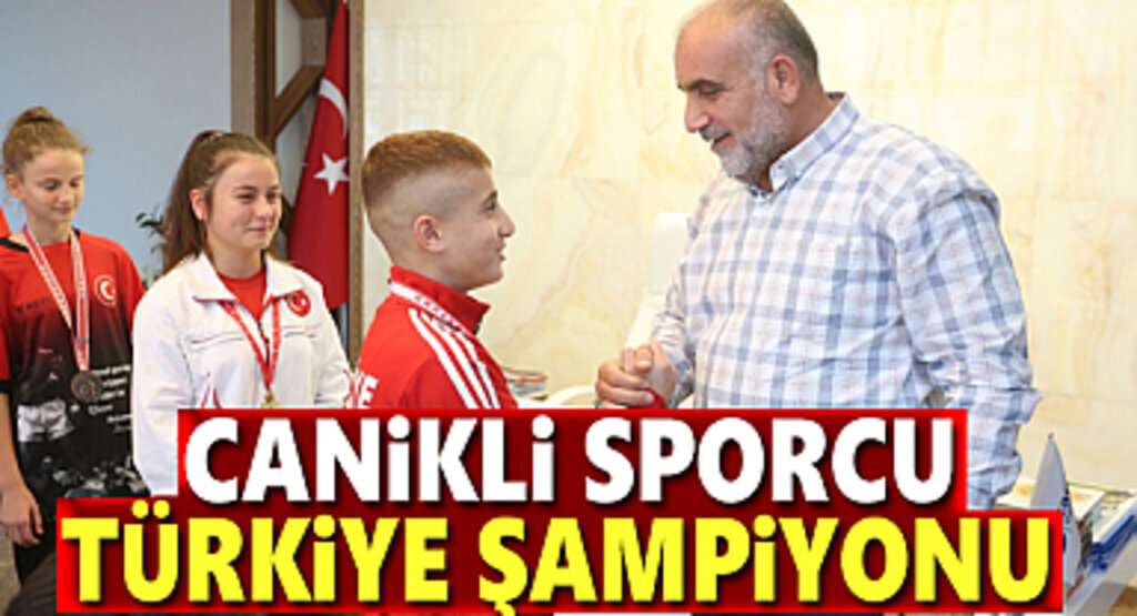 Canikli Sporcu Türkiye Şampiyonu 