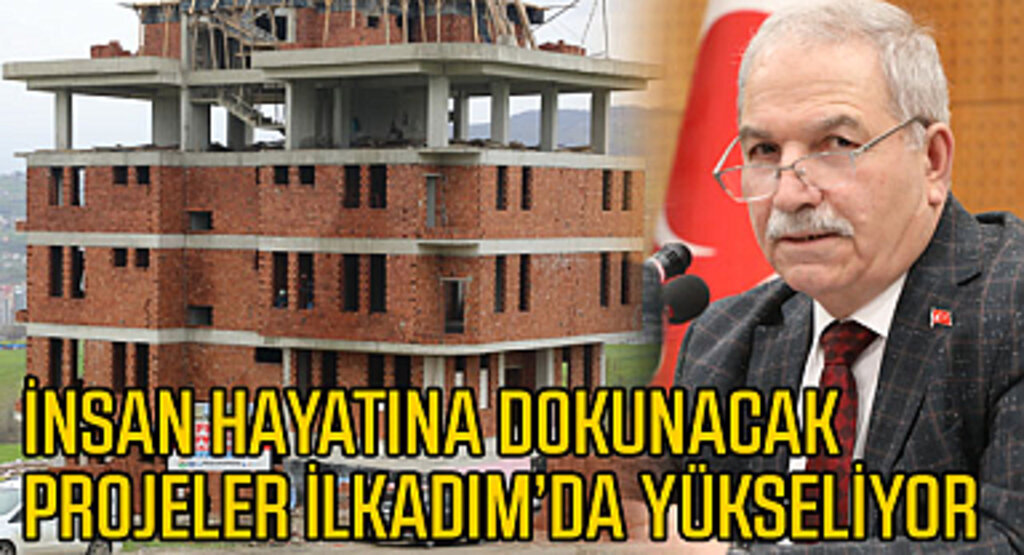 İlkadım Belediyesi Hasta Refakatçi ve Kimsesizler Evi inşaatı yükseliyor