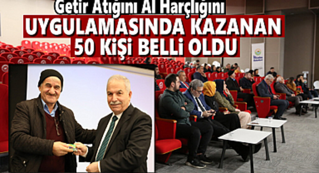 ilkadım'da Atığını Getiren 50 Şanslı Kişi Çekilişle Belli Oldu