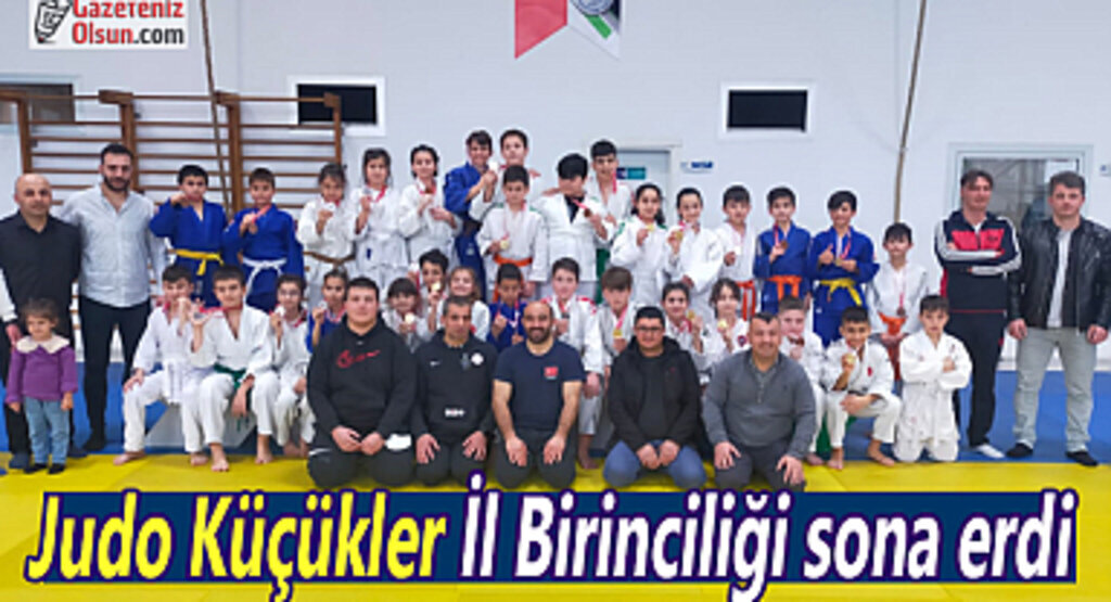 Judo Küçükler İl Birinciliği sona erdi