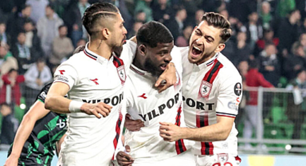 Sakaryaspor Samsunspor maç sonucu! Samsunspor puan durumu