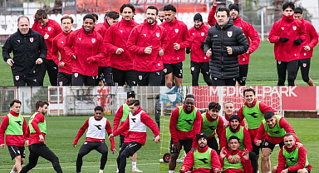 Samsunspor Altınordu maçı hazırlıklarına başladı