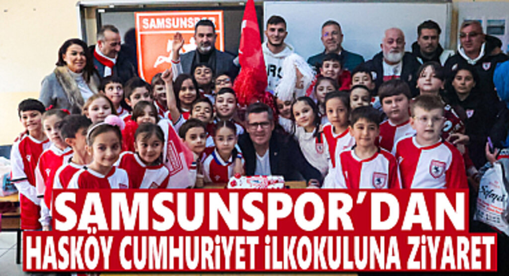 Samsunspor'dan Hasköy Cumhuriyet İlkokuluna Ziyaret