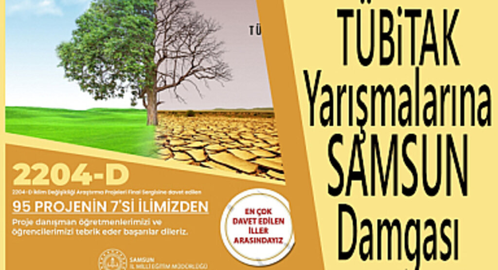 TÜBİTAK Yarışmalarına Samsun Damgası 