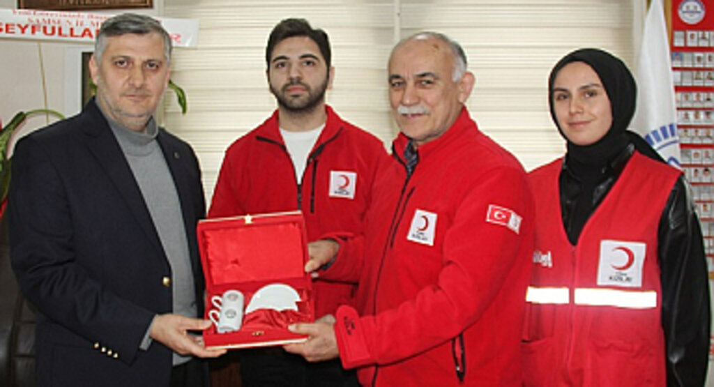 Türk Kızılay Havza Temsilciliğinden İlçe Müftüsü Alıcı’ya ziyaret