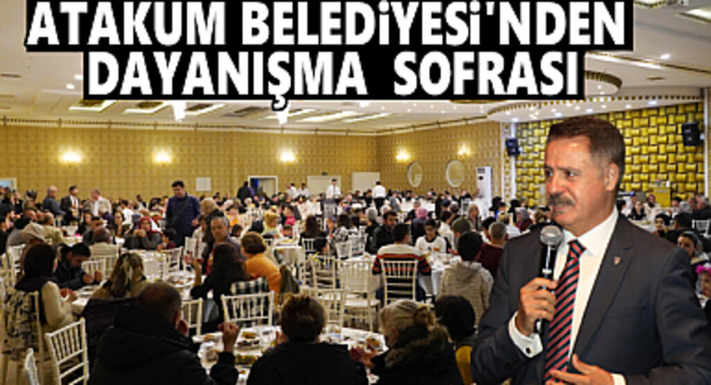 Atakum Belediyesi’nden dayanışma sofrası