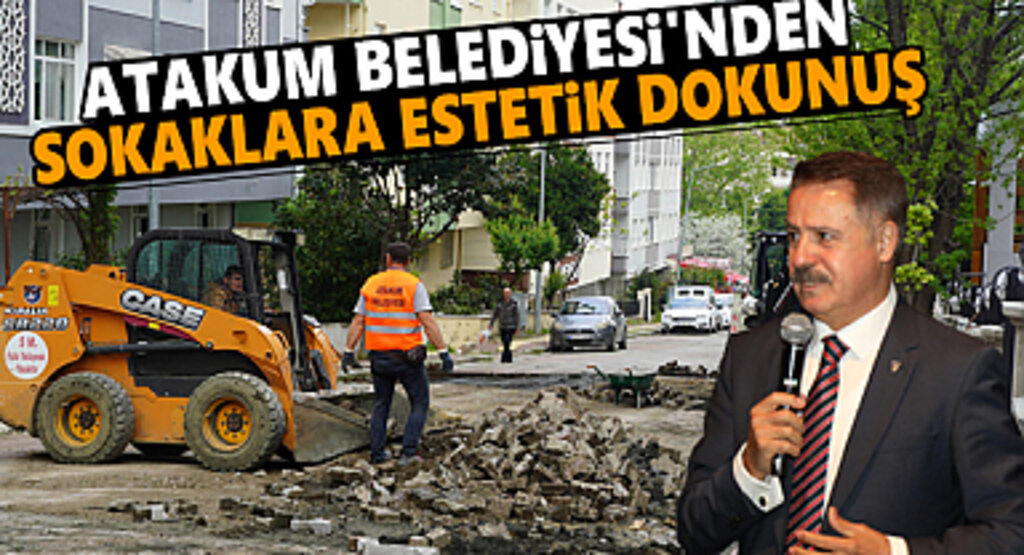 Atakum’da taş parke çalışmaları hız kesmiyor 