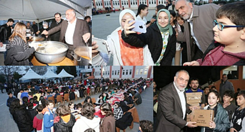 Başkan İbrahim Sandıkçı Öğrencilerin Ramazan Sevincini Paylaştı
