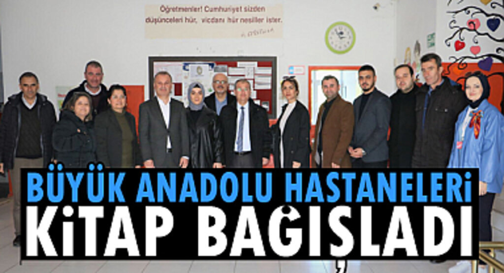 Büyük Anadolu Hastaneleri Kitap Bağışladı
