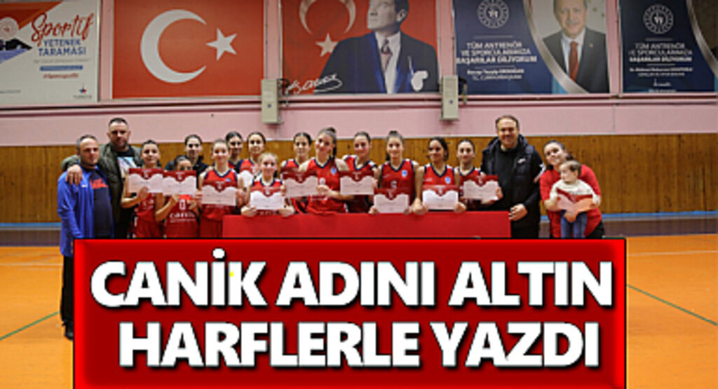 Canik Adını Altın Harflerle Yazdı