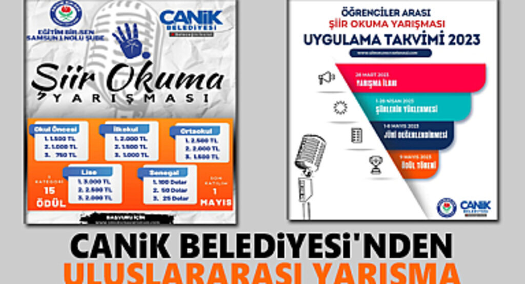 Canik Belediyesi’nden Uluslararası Yarışma 