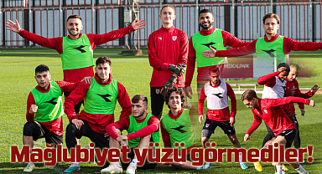 Lider Samsunspor Göztepe maçı hazırlıklarına devam ediyor