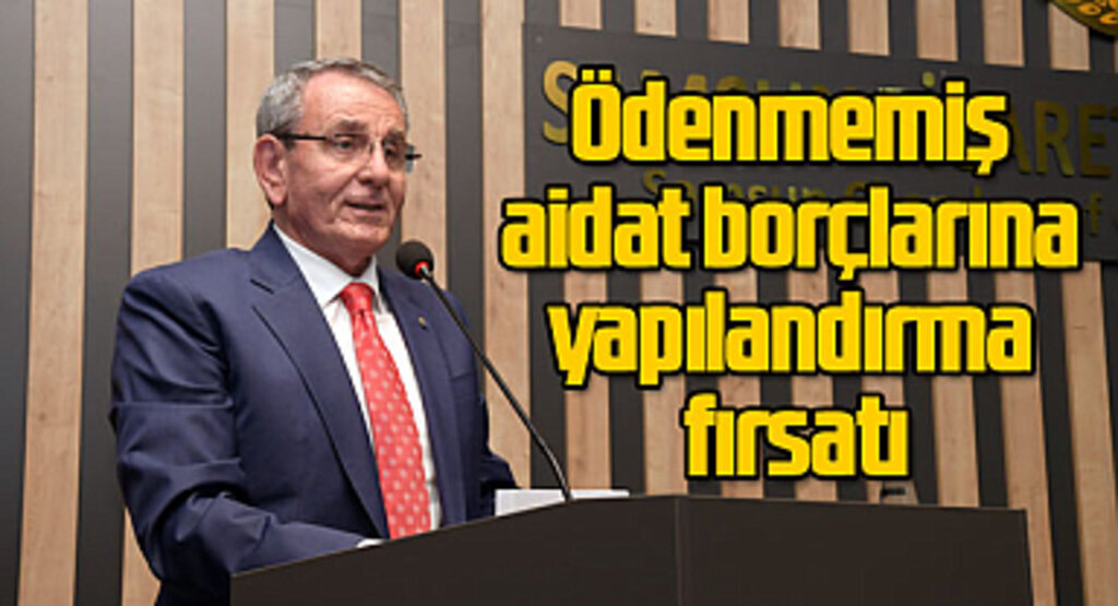 Oda aidat borçlarına taksitlendirilerek yapılandırma fırsatı