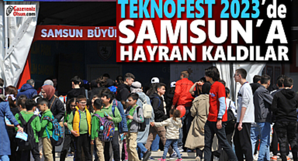 TEKNOFEST 2023’de Samsun Büyükşehir Standına Hayran Kaldılar