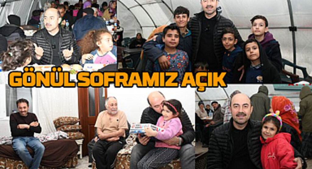 Terme'den Kahramanmaraş'a gönül sofrası kuruldu