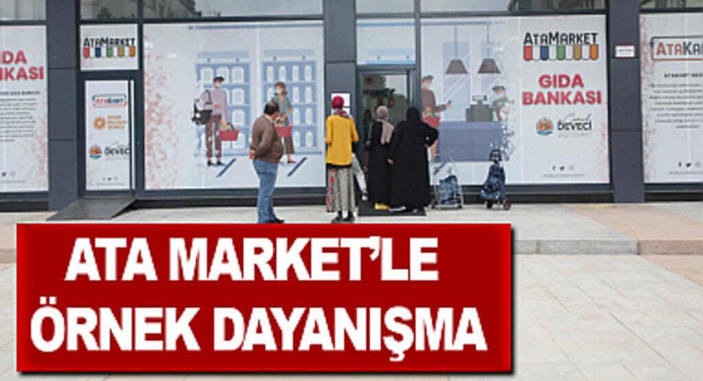 Ata Market'le örnek dayanışma