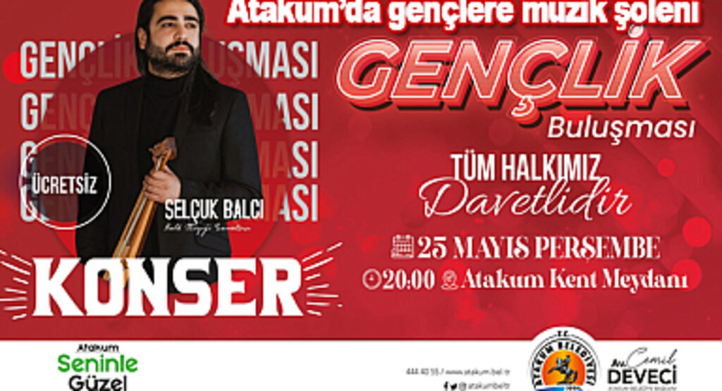 Atakum’da gençlere müzik şöleni 