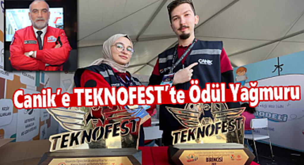 Canik Belediyesi TEKNOFEST takımları yarışmalarda birinci oldu