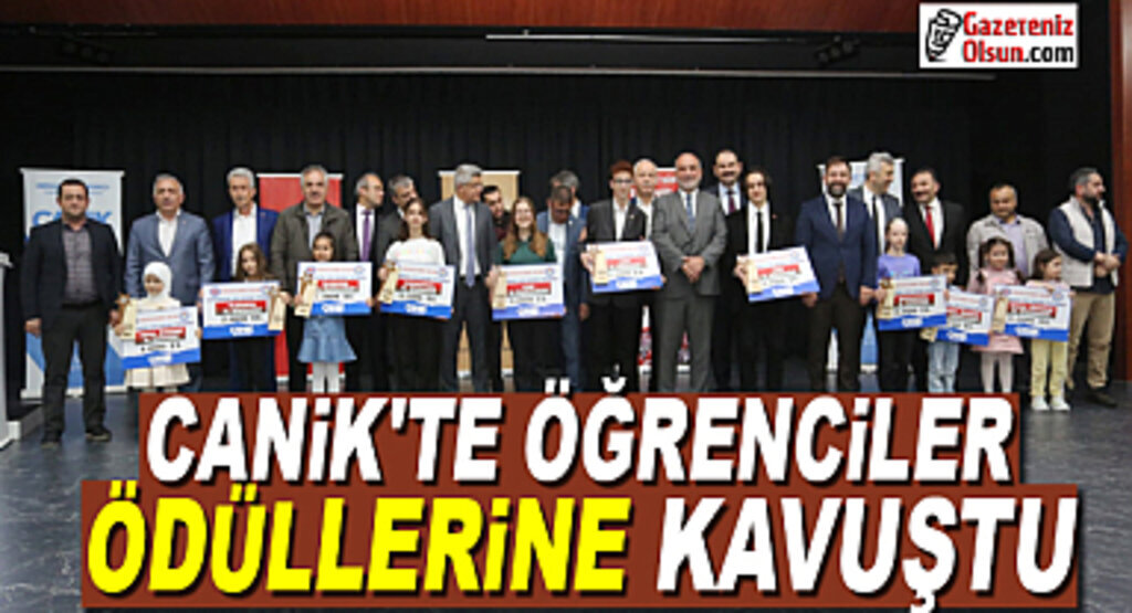 Canik’te Öğrenciler Ödüllerine Kavuştu