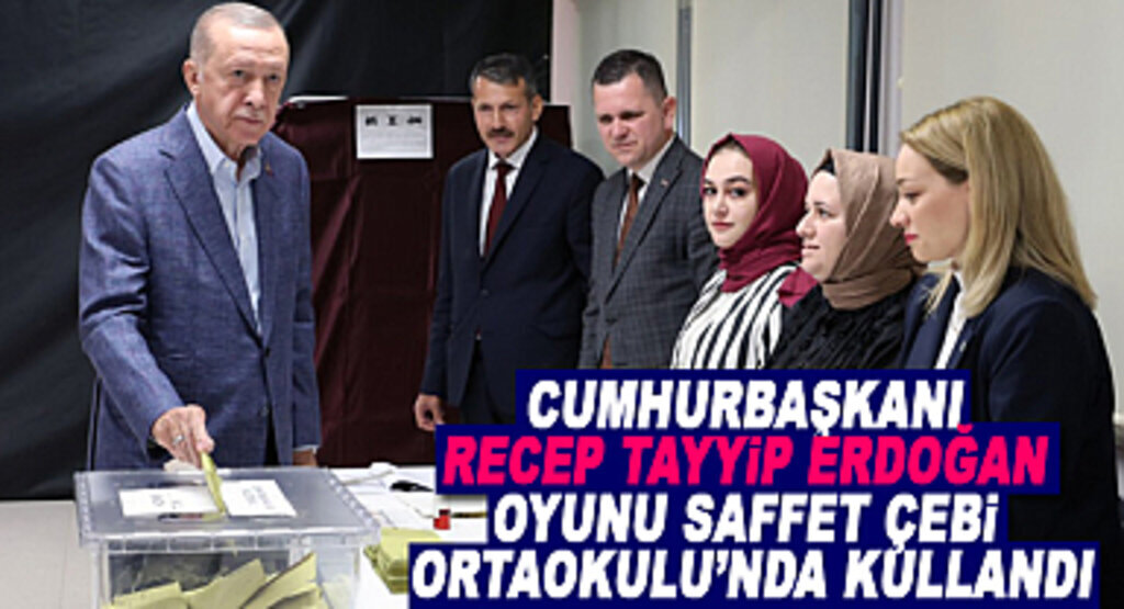 Cumhurbaşkanı Recep Tayyip Erdoğan Oyunu Kullandı