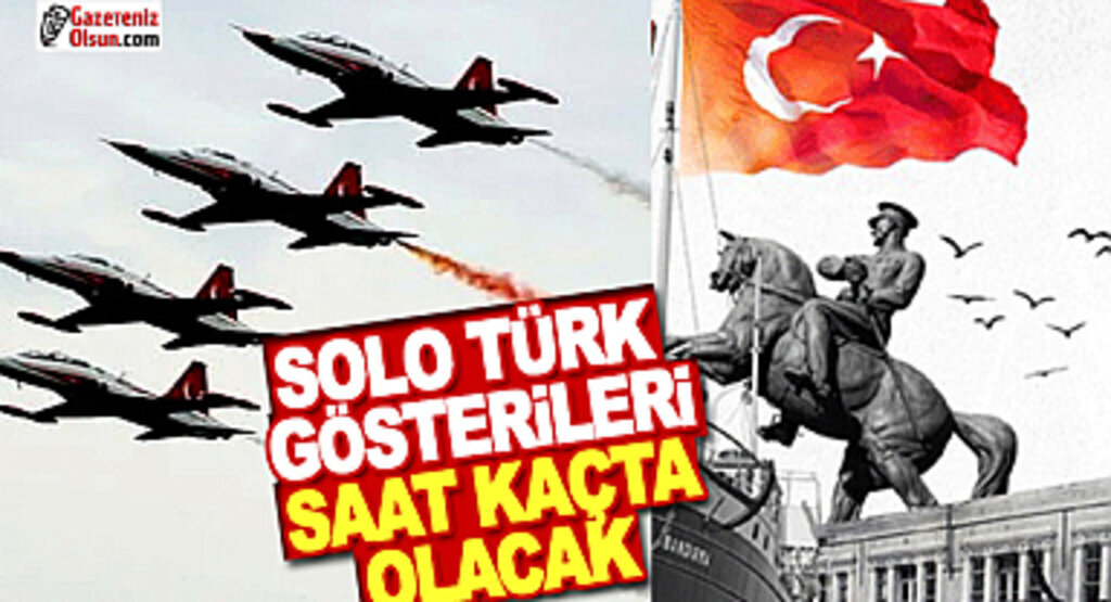 Samsun'da Türk Yıldızları Solo Türk Gösterileri Saat Kaçta Yapılacak?