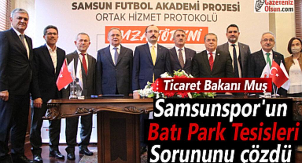 Samsunspor'un Batı Park Tesisleri sorunu çözüldü