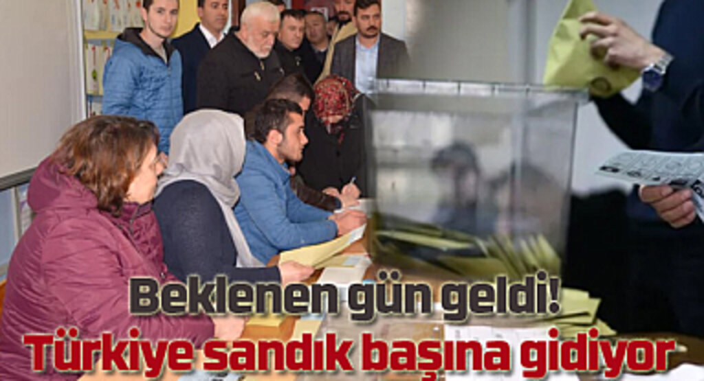Seçim heyecanı başladı! Türkiye sandık başında