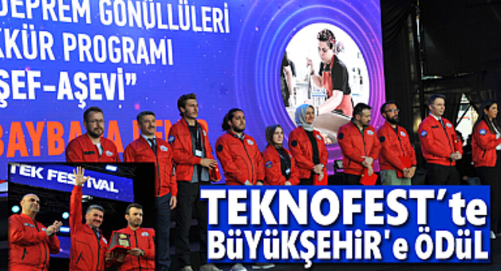 TEKNOFEST'te Büyükşehir'e ödül