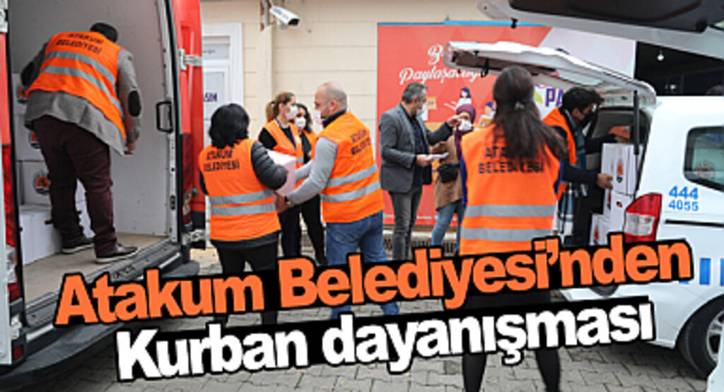 Atakum Belediyesi’nden Kurban Dayanışması