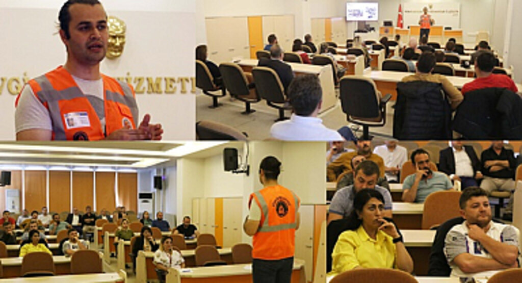 Atakum Belediyesi’nden personele afet eğitimi