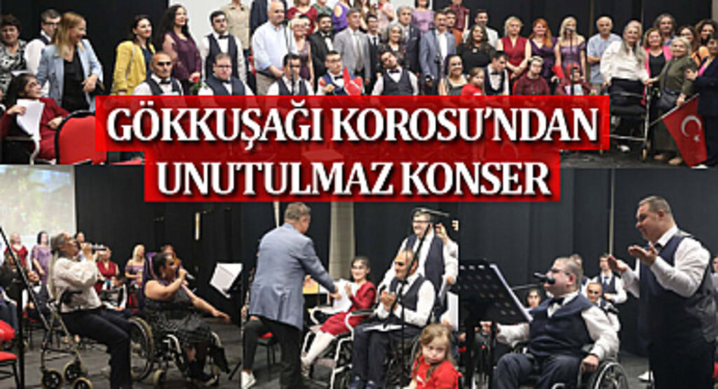 Atakum'da Gökkuşağı Korosu’ndan unutulmaz konser