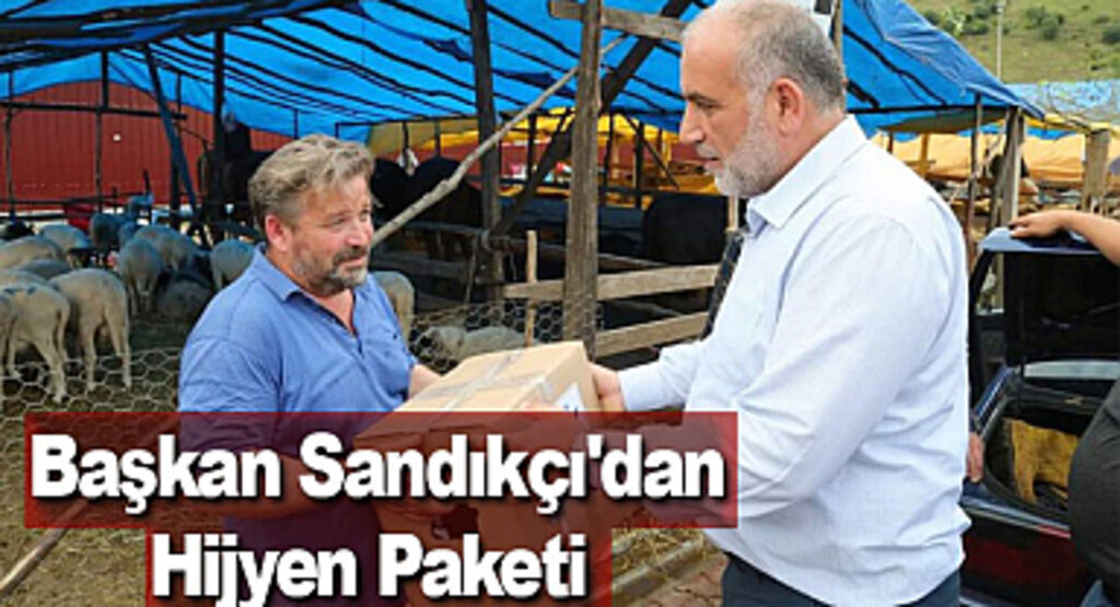Başkan Sandıkçı'dan Hijyen Paketi 