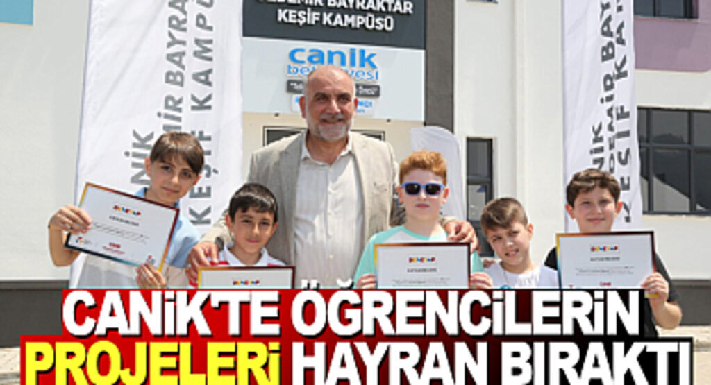 Canik’te Öğrencilerin Projeleri Hayran Bıraktı