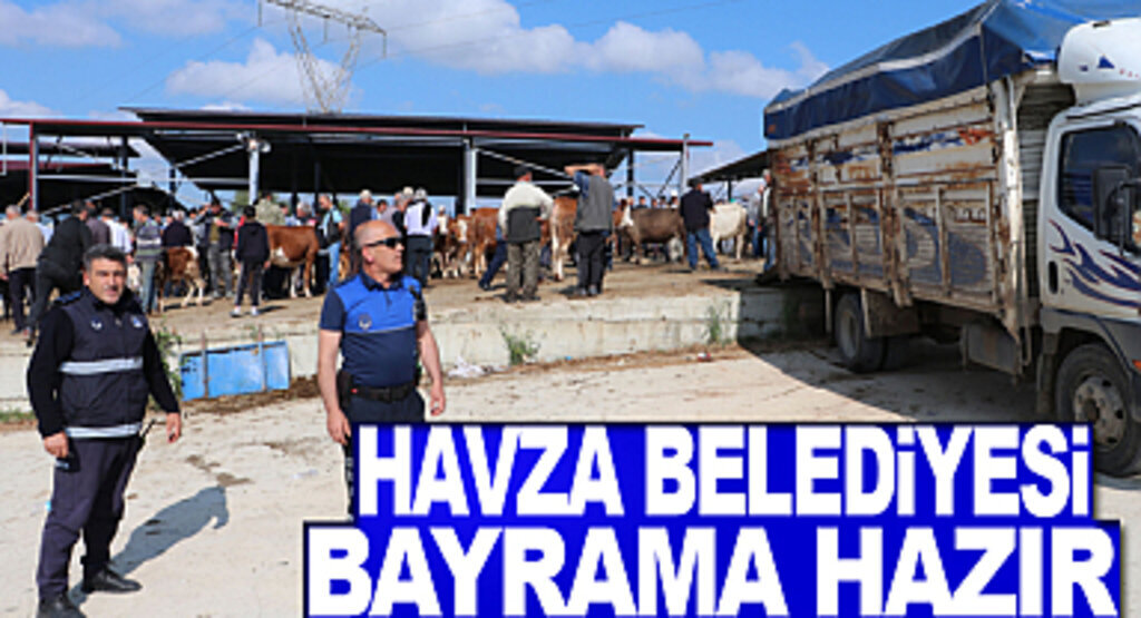Havza Belediyesi Bayrama Hazır