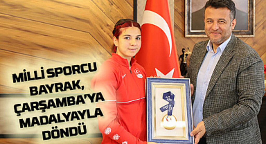 Milli sporcudan Başkan Doğan’a teşekkür ziyareti