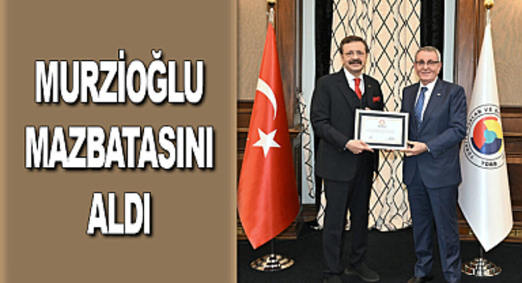 Murzioğlu mazbatasını aldı