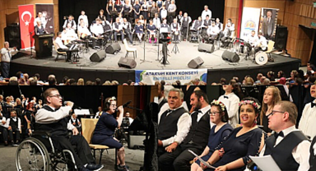 Özel çocuklar Gökkuşağı Korosu’yla sahnede