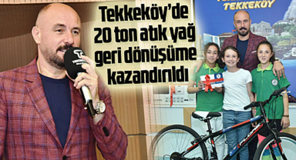 Tekkeköy'de 5 yılda 20 ton atık yağ geri dönüşüme kazandırıldı