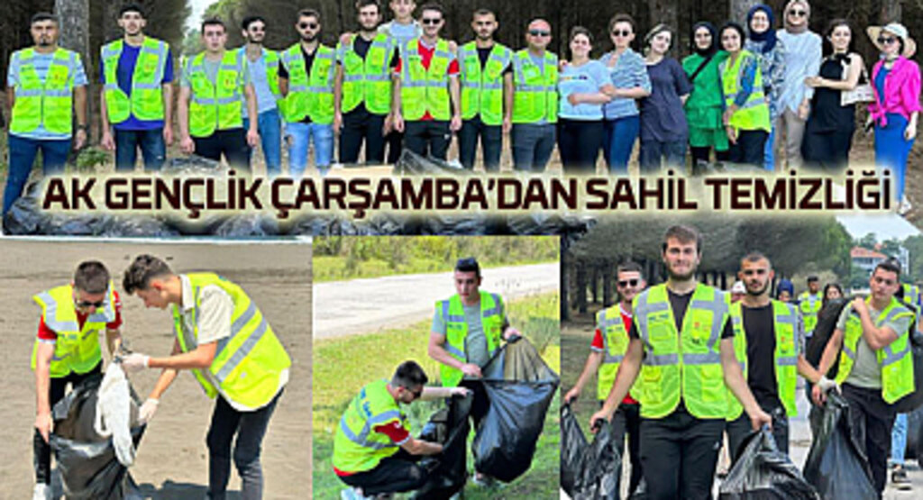 AK Gençlik Çarşamba çevre temizliği yaptı