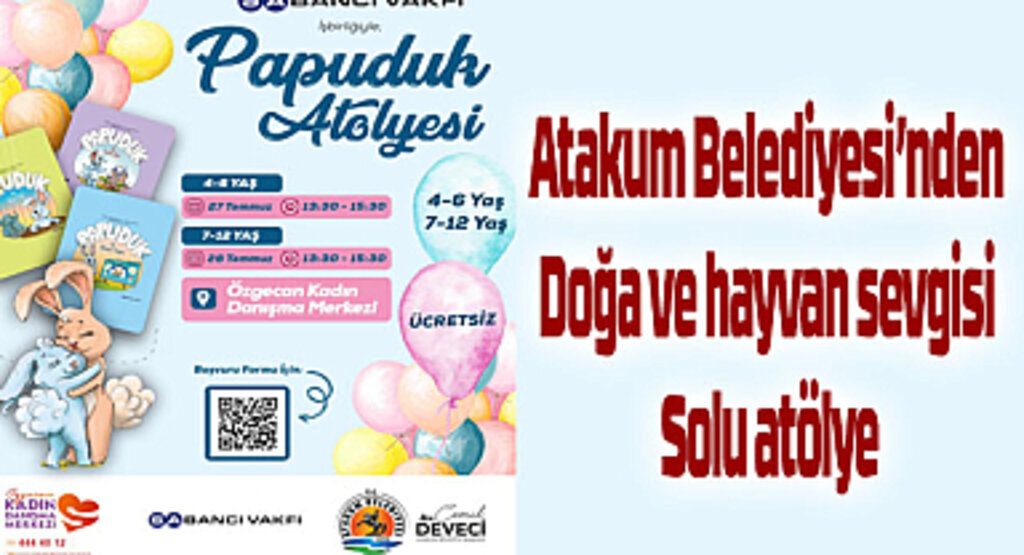 Atakum Belediyesi’nden doğa ve hayvan sevgisi dolu atölye