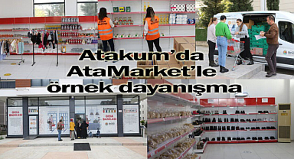 Atakum'da AtaMarket'le örnek dayanışma